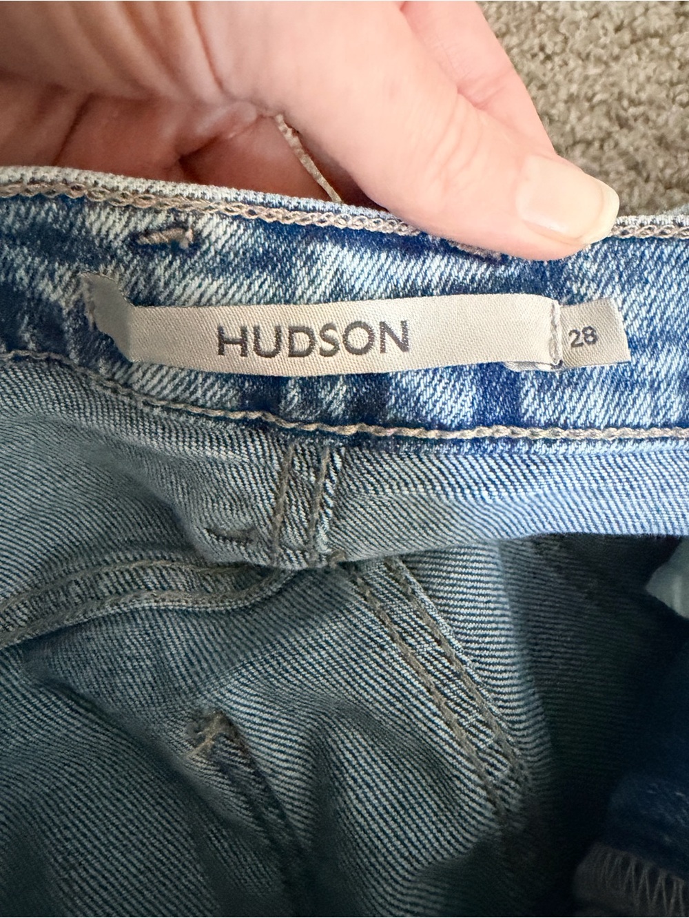 Hudson Jeans Light Blue Wide-Leg Flare Jeans - Picture 2 of 6